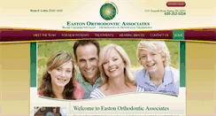 Desktop Screenshot of eastonortho.com